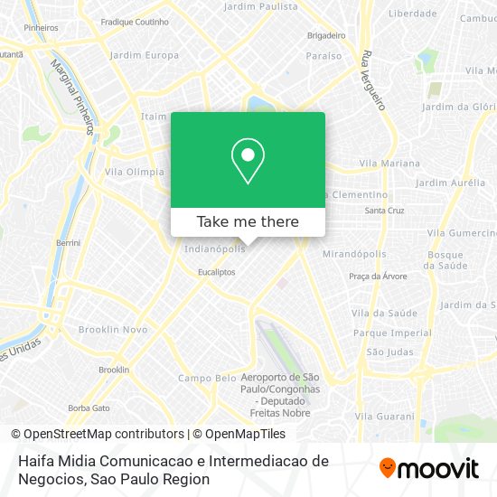 Haifa Midia Comunicacao e Intermediacao de Negocios map