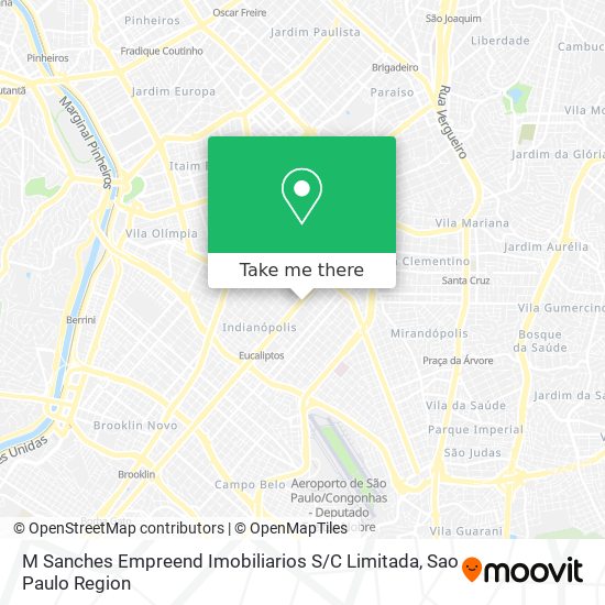 M Sanches Empreend Imobiliarios S / C Limitada map