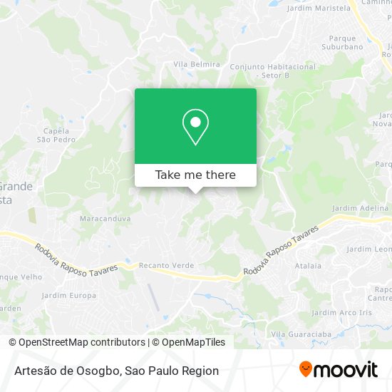 Artesão de Osogbo map