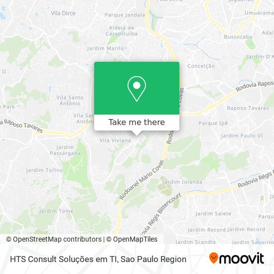 HTS Consult Soluções em TI map