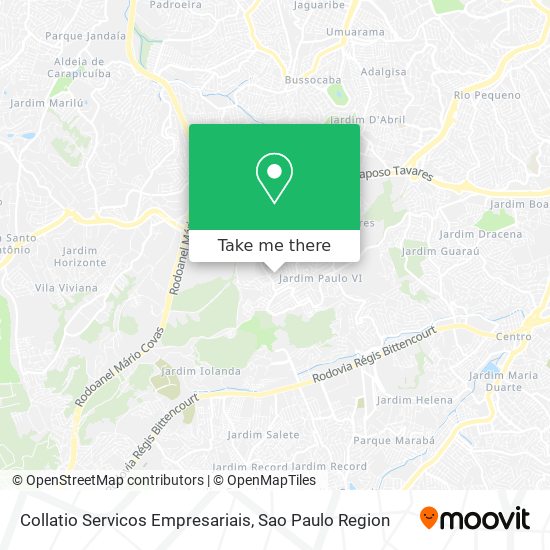 Collatio Servicos Empresariais map