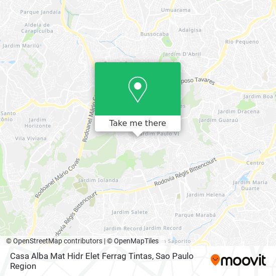 Mapa Casa Alba Mat Hidr Elet Ferrag Tintas