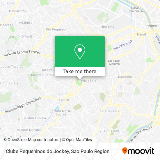 Clube Pequeninos do Jockey map