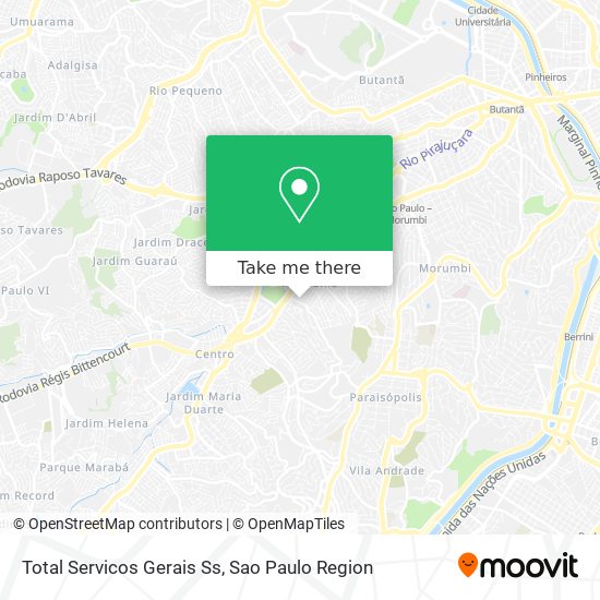 Mapa Total Servicos Gerais Ss