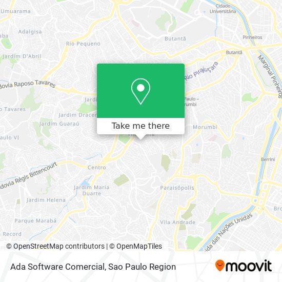 Ada Software Comercial map