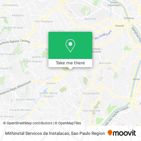 Mithinstal Servicos de Instalacao map