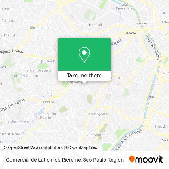 Comercial de Laticinios Ricreme map