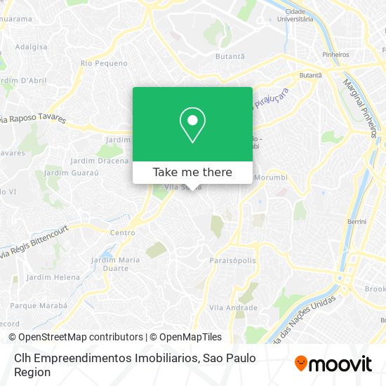 Mapa Clh Empreendimentos Imobiliarios