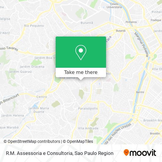 Mapa R.M. Assessoria e Consultoria