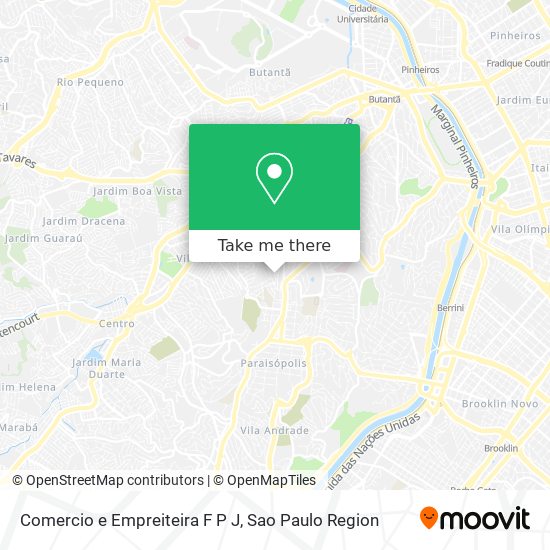 Comercio e Empreiteira F P J map