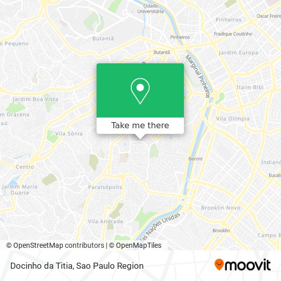 Docinho da Titia map