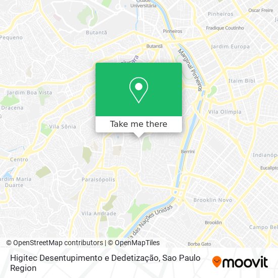 Higitec Desentupimento e Dedetização map