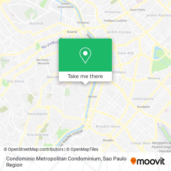 Condominio Metropolitan Condominium map