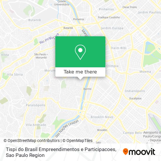 Tispi do Brasil Empreendimentos e Participacoes map