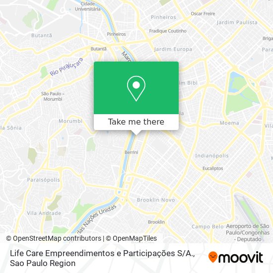 Mapa Life Care Empreendimentos e Participações S / A.