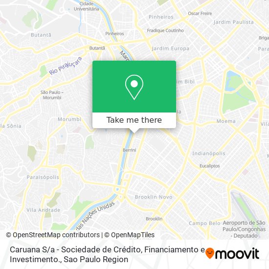 Caruana S / a - Sociedade de Crédito, Financiamento e Investimento. map