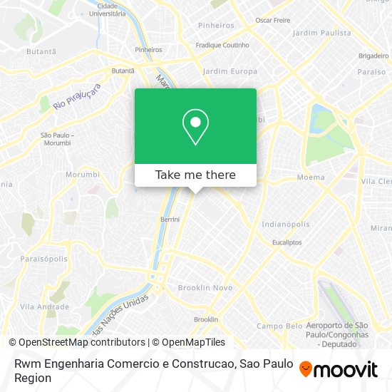 Mapa Rwm Engenharia Comercio e Construcao