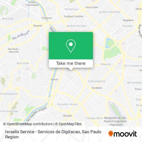 Mapa Israelix Service - Servicos de Digitacao