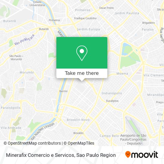 Mapa Minerafix Comercio e Servicos