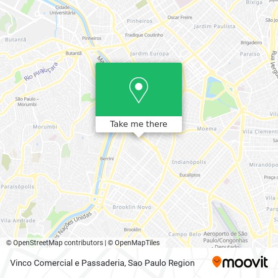 Vinco Comercial e Passaderia map