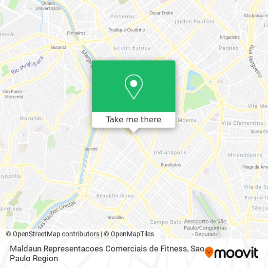 Mapa Maldaun Representacoes Comerciais de Fitness