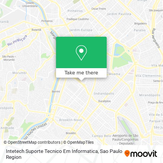 Mapa Intetech Suporte Tecnico Em Informatica