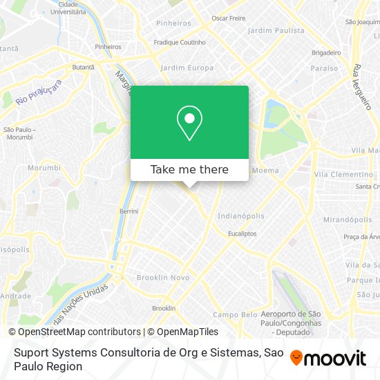 Mapa Suport Systems Consultoria de Org e Sistemas