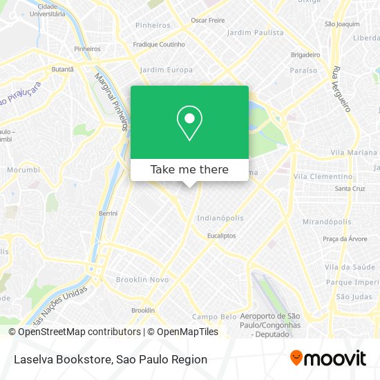 Laselva Bookstore map