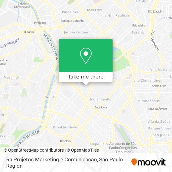 Mapa Ra Projetos Marketing e Comunicacao