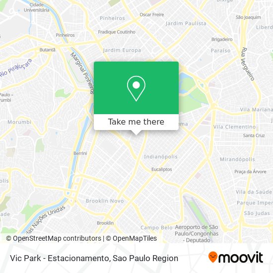 Mapa Vic Park - Estacionamento