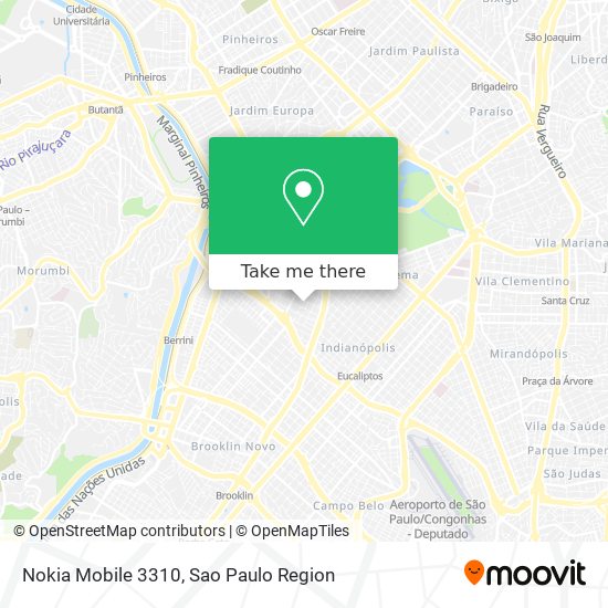 Mapa Nokia Mobile 3310