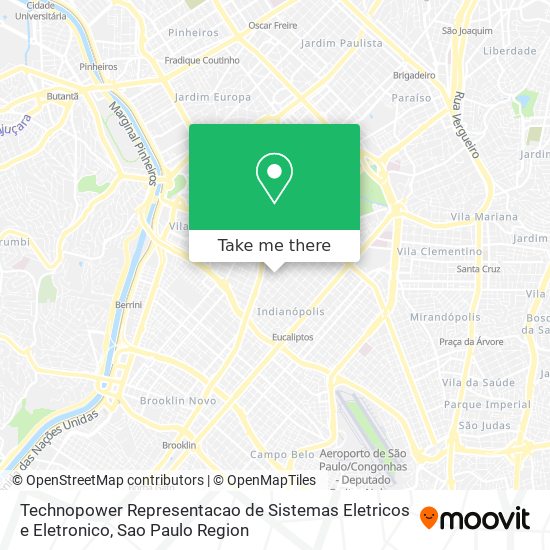 Mapa Technopower Representacao de Sistemas Eletricos e Eletronico