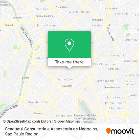 Mapa Scaquetti Consultoria e Assessoria de Negocios