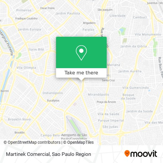 Mapa Martinek Comercial