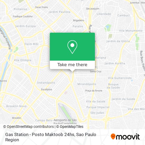 Gas Station - Posto Maktoob 24hs map