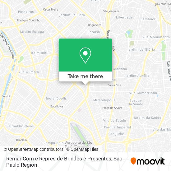 Mapa Remar Com e Repres de Brindes e Presentes