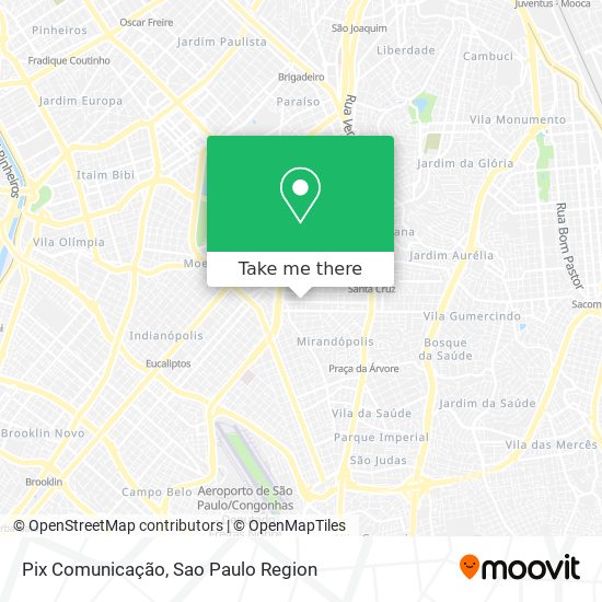 Pix Comunicação map