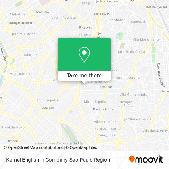 Mapa Kernel English in Company