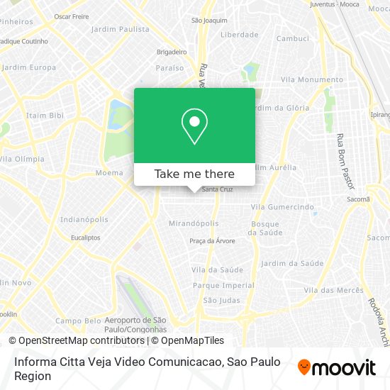 Mapa Informa Citta Veja Video Comunicacao