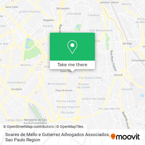 Soares de Mello e Gutierrez Advogados Associados map