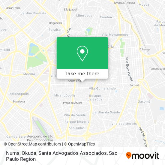 Numa, Okuda, Santa Advogados Associados map