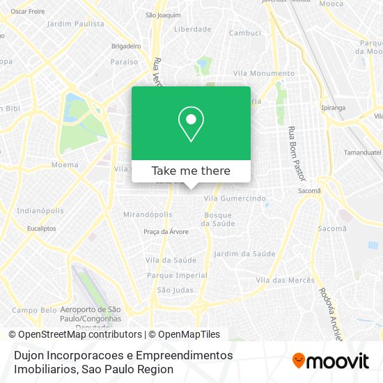 Dujon Incorporacoes e Empreendimentos Imobiliarios map