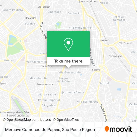 Mercave Comercio de Papeis map