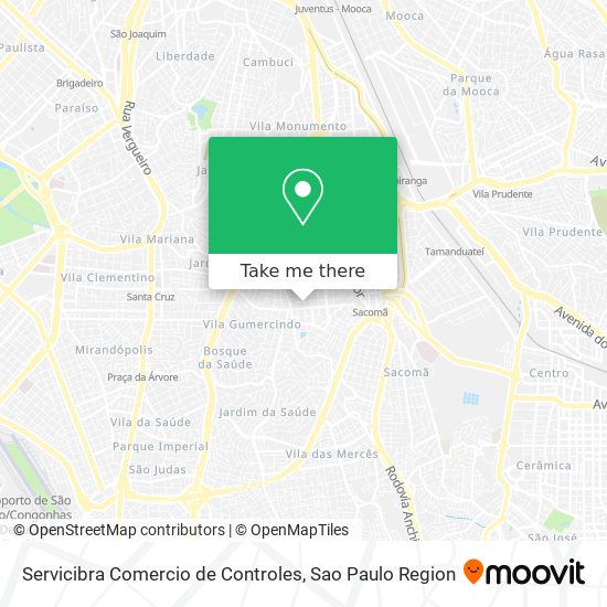 Servicibra Comercio de Controles map