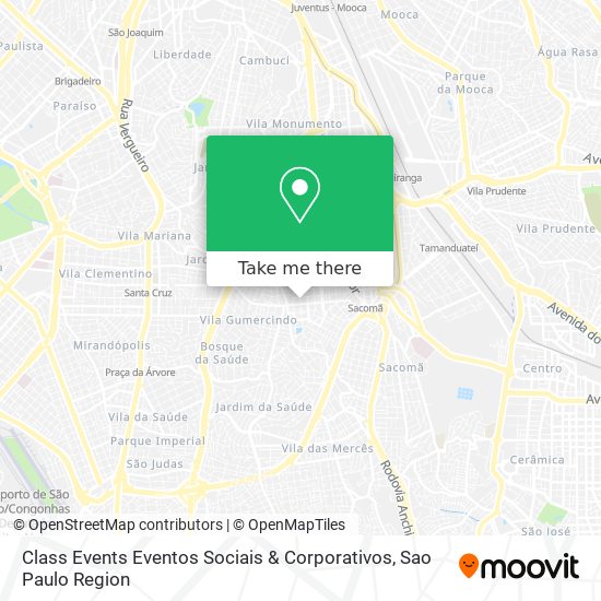 Mapa Class Events Eventos Sociais & Corporativos