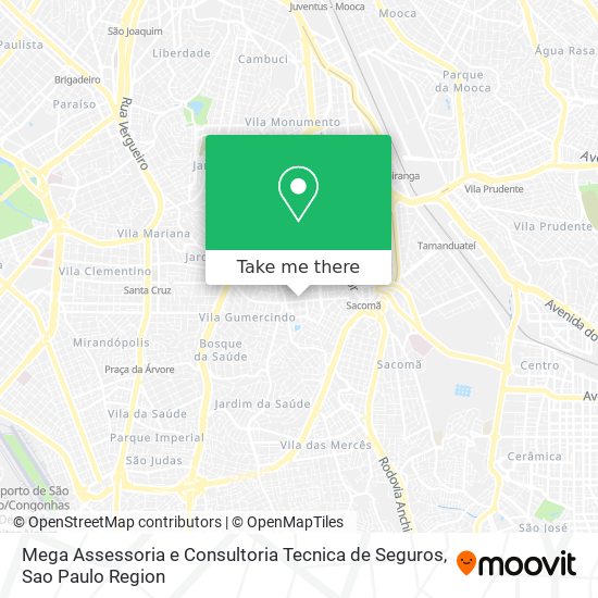 Mega Assessoria e Consultoria Tecnica de Seguros map