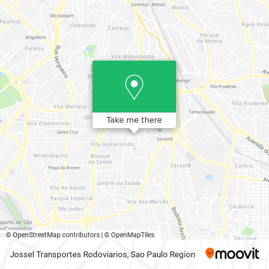 Jossel Transportes Rodoviarios map