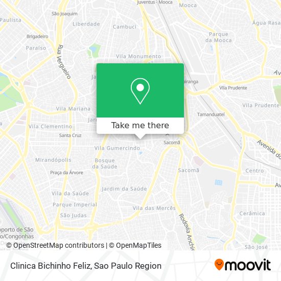 Clinica Bichinho Feliz map