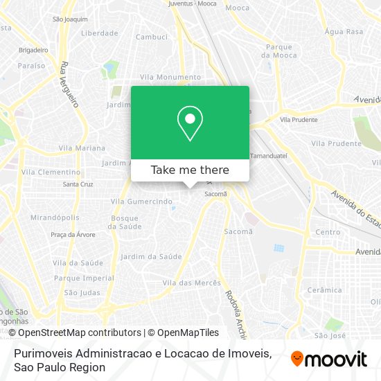 Mapa Purimoveis Administracao e Locacao de Imoveis