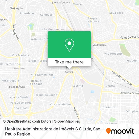 Mapa Habitare Administradora de Imóveis S C Ltda